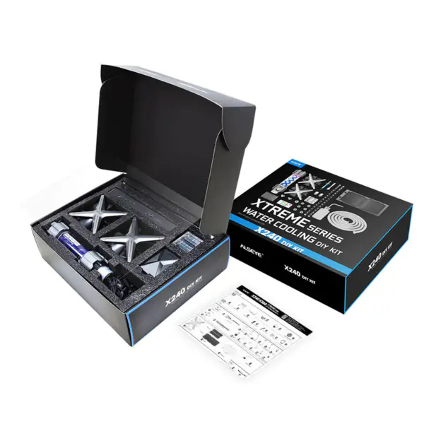 Computador Pc Water Cooling Kit Parts Liquid Cooling Diy 240 Radiator With 2 Pcs Case Fan