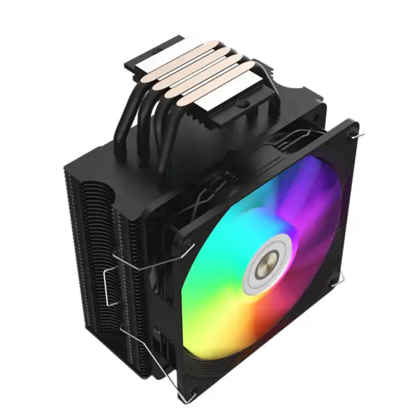 Refrigerador de ar para CPU com 4 tubos de calor de cobre de contacto direto para Lga1700 e Am5