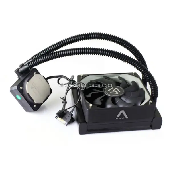 Liquid Cooler Watermax120 Cpu com ventilador de refrigeração líquida de alto desempenho para computador12cm Pwm 4pin Radiador de alumínio