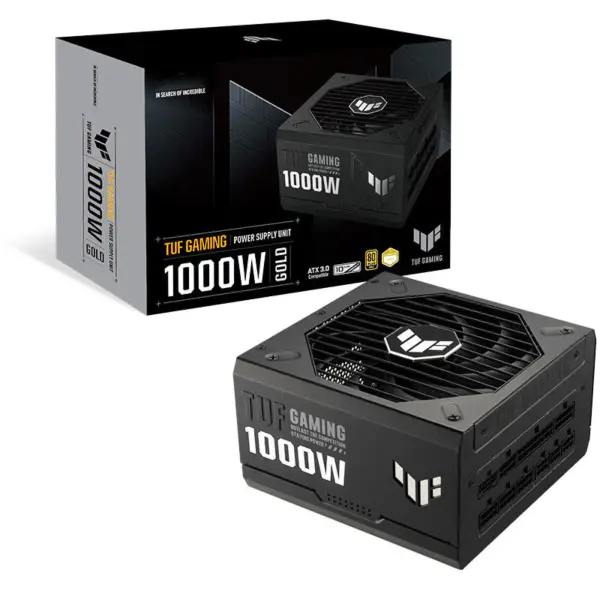 Unidades de fonte de alimentação AsUs Tuf Gaming 1000g 1000w Fonte de alimentação para computador para jogos Tuf-gaming-1000g 1000w Atx3.0 Pcb 80plus