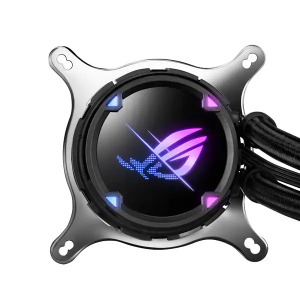 AsUs Rog Strix Lc Ii 120 Argb Radiador de arrefecimento a água integrado Arrefecimento do processador Cpu Asetek