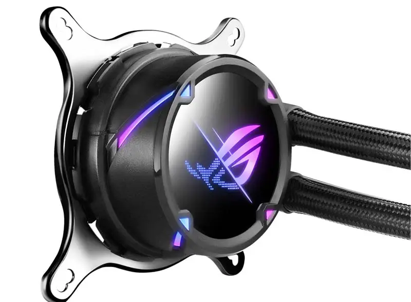 Radiador de arrefecimento a água integrado AsUs Rog Ryujin Ii 240 Argb 2fans 12ª geração Cpu Asetek Arrefecimento do processador