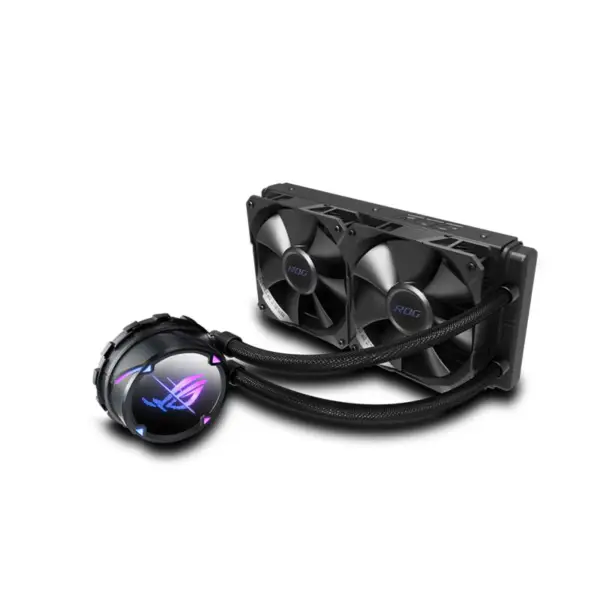AsUs Rog Strix Lc Ii 240 2fans Radiador integrado arrefecido a água Cpu Asetek 7th Pwm Dc Cpu Cooling Fan