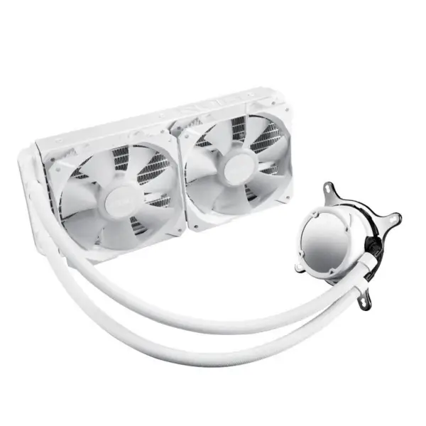 AsUs Rog Strix Lc Ii 240 Argb White Edition 2fans Ventilador de arrefecimento da CPU com radiador integrado arrefecido a água