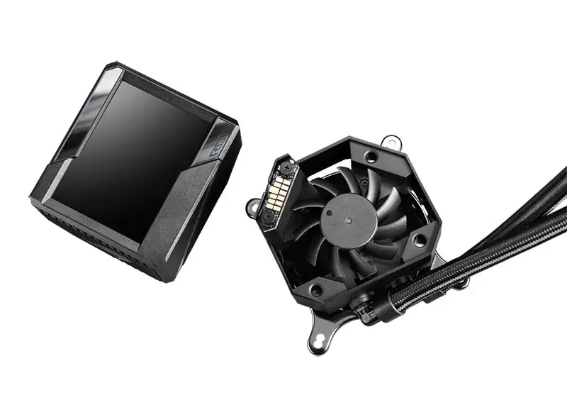 AsUs Rog Ryujin Ii 360 Argb 3fans Radiador integrado arrefecido a água 12ª Geração Cpu Asetek 7ª Geração 3.5in Lcd Pwm Dc Argb Cool Fan