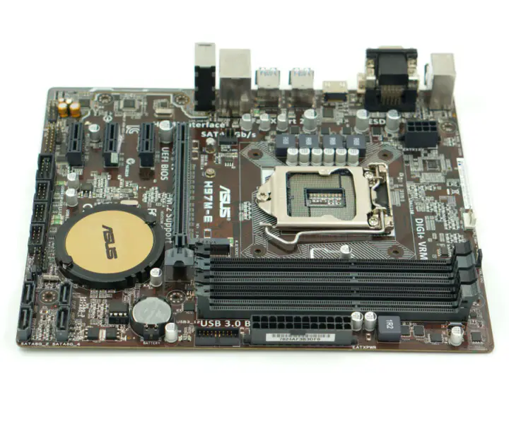 Placa-mãe Asus H97M-E H97 LGA1150 Micro-ATX