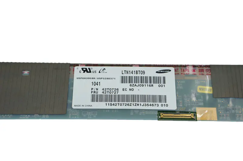 B141PW04 V.0 LTN141BT09 LP141WP3 TLA1 Ecrã LCD para IBM T410 T410i