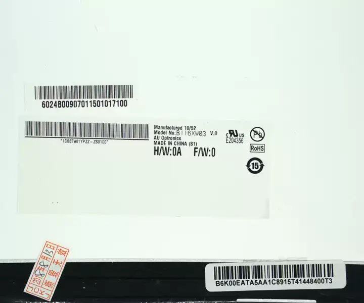 LCD de 11,6 polegadas para ecrã LCD Asus 1225b N116BGE-L41 B116XW03 V.0